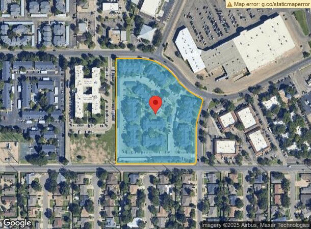  4501 71St St, Lubbock, TX Parcel Map