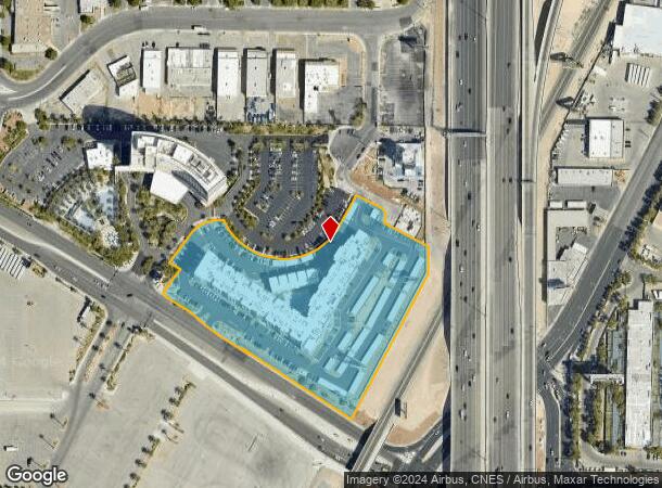  3150 W Twain Ave, Las Vegas, NV Parcel Map