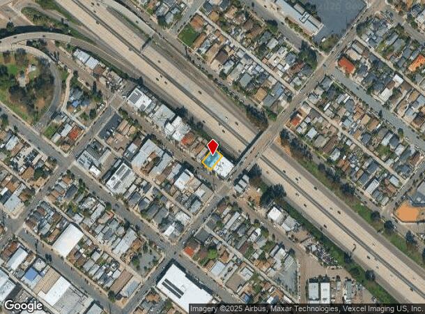 2174 Logan Ave, San Diego, CA Parcel Map