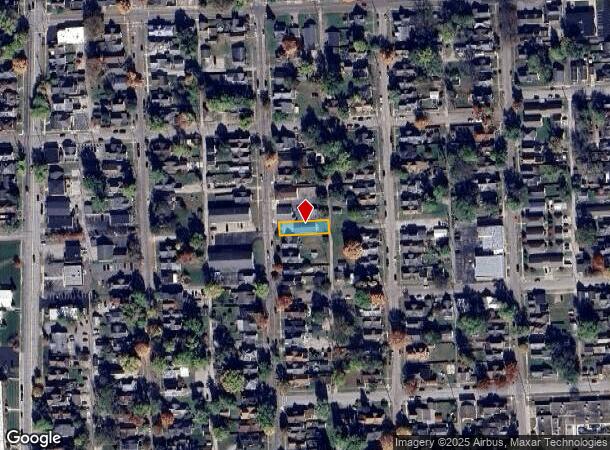  1429 Lafayette Ave, Columbus, IN Parcel Map