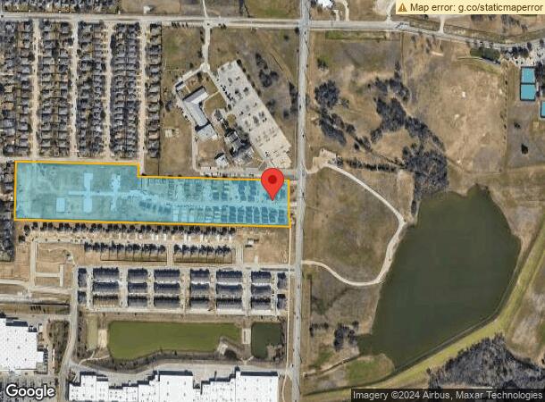  2205 N Bonnie Brae St, Denton, TX Parcel Map