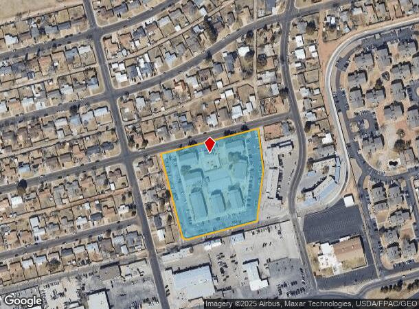 2828 E 11Th St, Odessa, TX Parcel Map