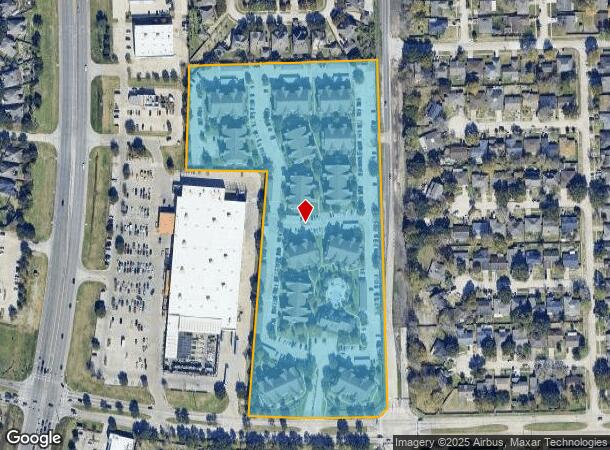 14402 W Bellfort St, Sugar Land, TX Parcel Map