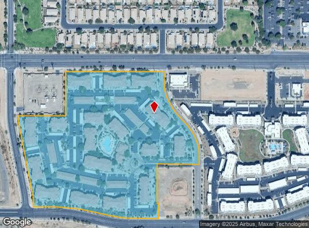  1304 S 105Th Pl, Mesa, AZ Parcel Map