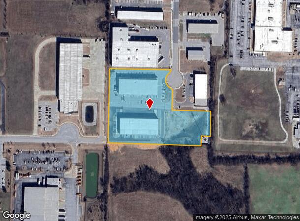  250 Grant Pl, Lowell, AR Parcel Map