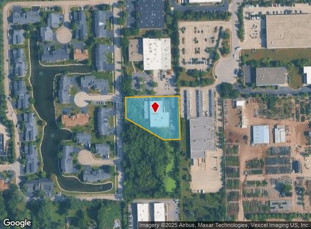  7233 S Adams St, Willowbrook, IL Parcel Map