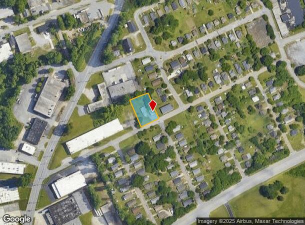  1206 Mill Ave, High Point, NC Parcel Map