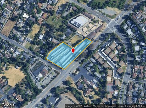 1705 Kirker Pass Rd, Concord, CA Parcel Map