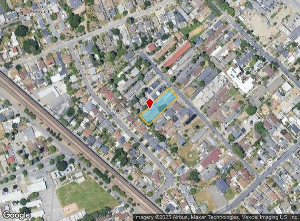 21735 Vallejo St, Cherryland, CA Parcel Map