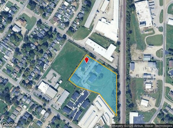 1250 Center St, Henderson, KY Parcel Map