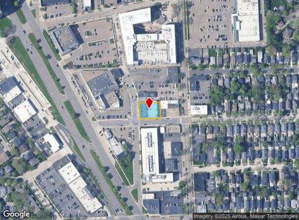 1025 Webster St, Birmingham, MI Parcel Map