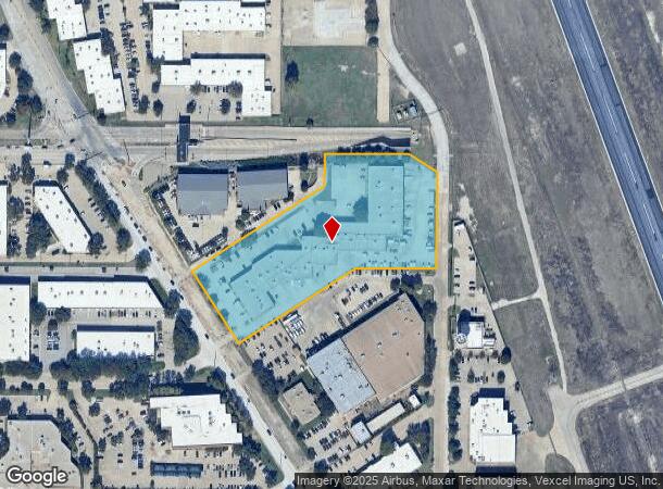  15900 Midway Rd, Addison, TX Parcel Map