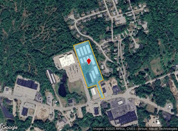  637 W Main St, Tilton, NH Parcel Map