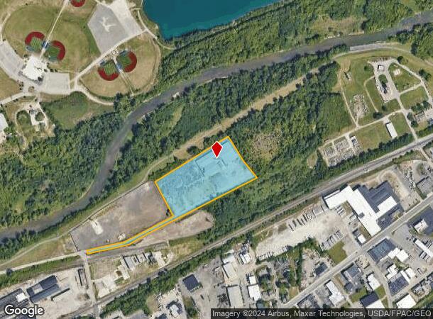  724 N Irwin St, Dayton, OH Parcel Map