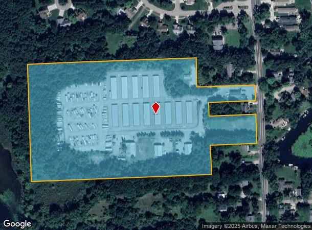  1925 N Duck Lake Rd, Highland, MI Parcel Map