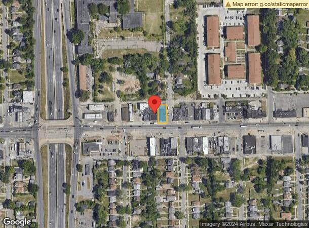  17600 W Warren Ave, Detroit, MI Parcel Map