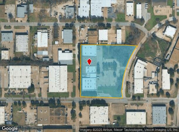  4041 Bronze Way, Dallas, TX Parcel Map