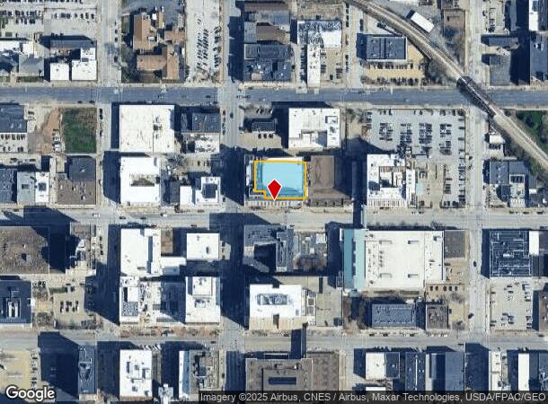  102 E 3Rd St, Davenport, IA Parcel Map