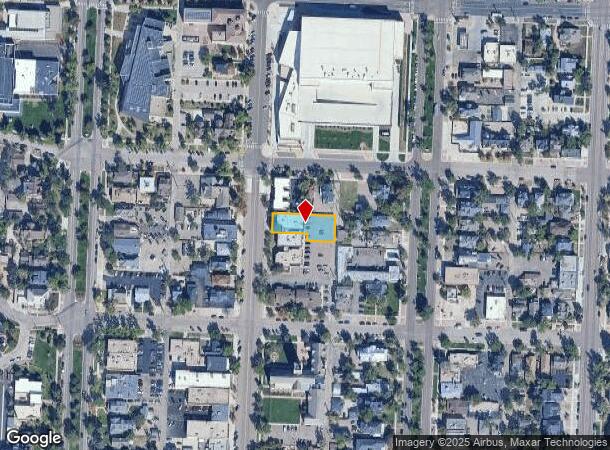  721 N Tejon St, Colorado Springs, CO Parcel Map