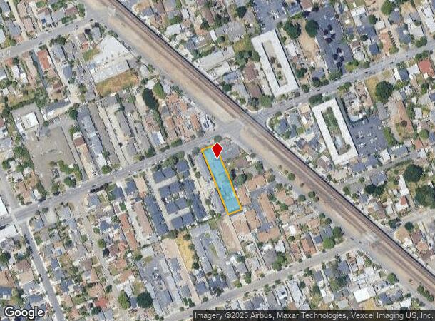 651 Blossom Way, Cherryland, CA Parcel Map