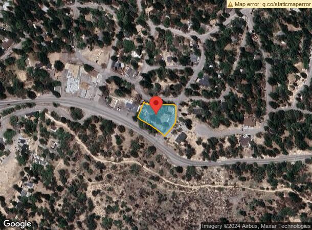  32180 Hilltop Dr, Running Springs, CA Parcel Map