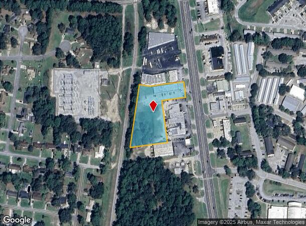  447 W General Screven Way, Hinesville, GA Parcel Map