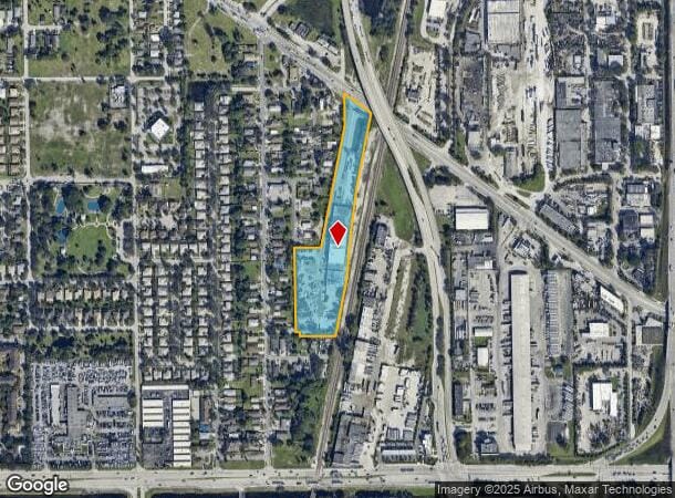 1350 Nw Dr Martin Luther King Jr Blvd, Pompano Beach, FL Parcel Map