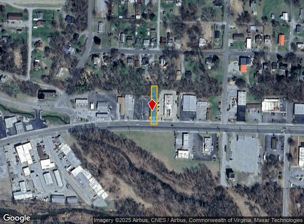 641 E Main St, Pulaski, VA Parcel Map