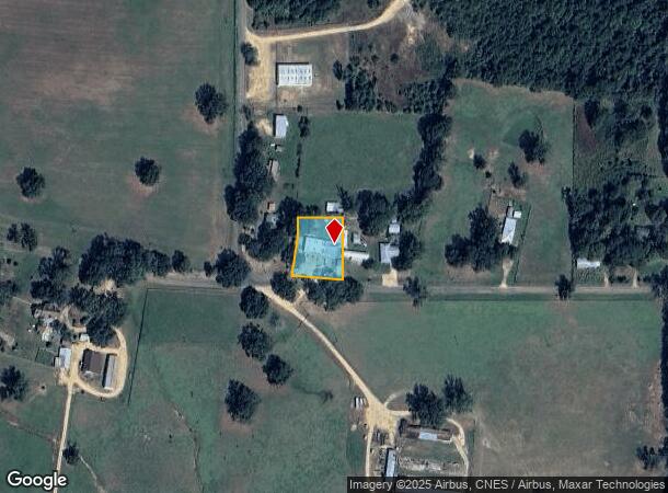 3057 Wardlaw Rd, Mccomb, MS Parcel Map