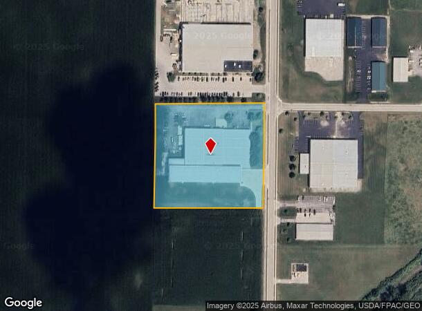 1280 Waterville Monclova Rd, Waterville, OH Parcel Map