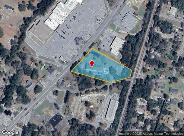 1610 N Longstreet St, Kingstree, SC Parcel Map