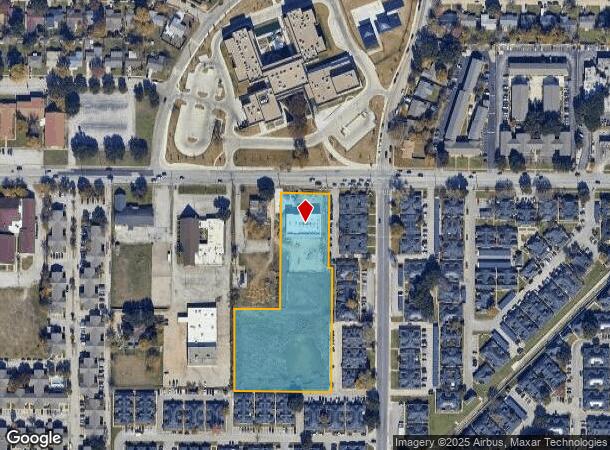  2328 E Park Row Dr, Arlington, TX Parcel Map
