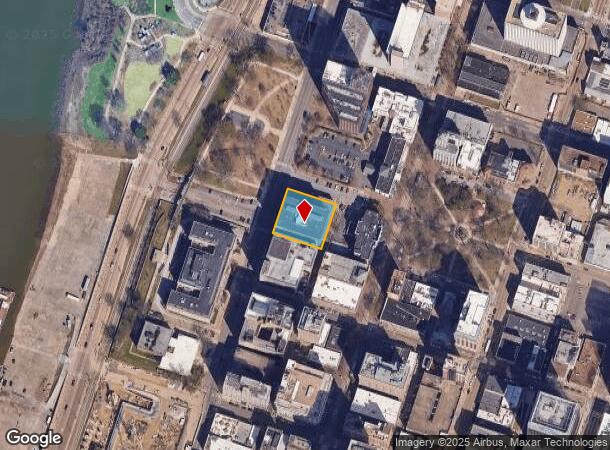22 N Front St, Memphis, TN Parcel Map