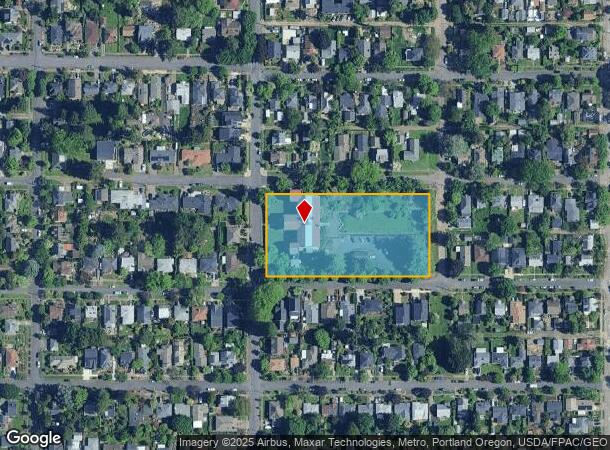  7617 Se Main St, Portland, OR Parcel Map