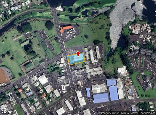 1045 Kilauea Ave, Hilo, HI Parcel Map