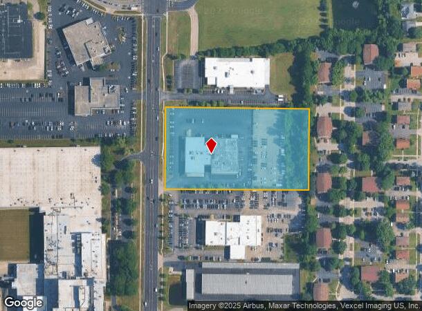 1540 W Ogden Ave, Naperville, IL Parcel Map