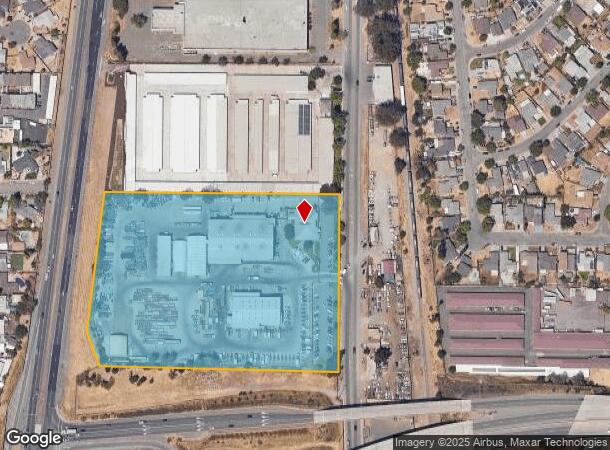 2021 Broadway St, Vallejo, CA Parcel Map
