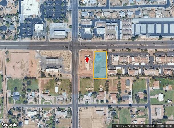 2845 E Baseline Rd, Gilbert, AZ Parcel Map
