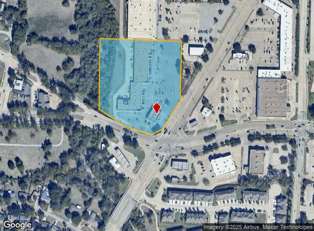  105 N Greenville Ave, Allen, TX Parcel Map