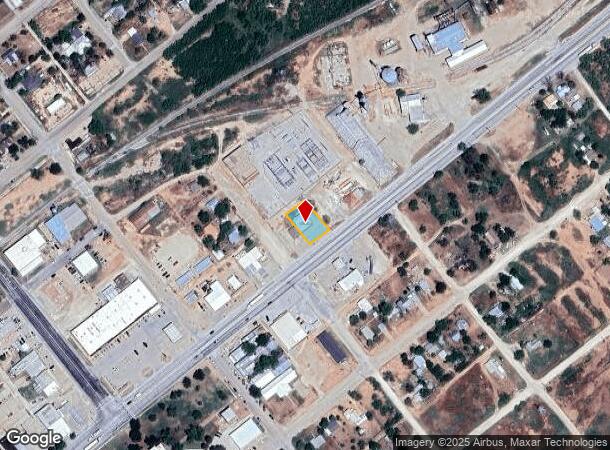 406 Hutchings Ave, Ballinger, TX Parcel Map