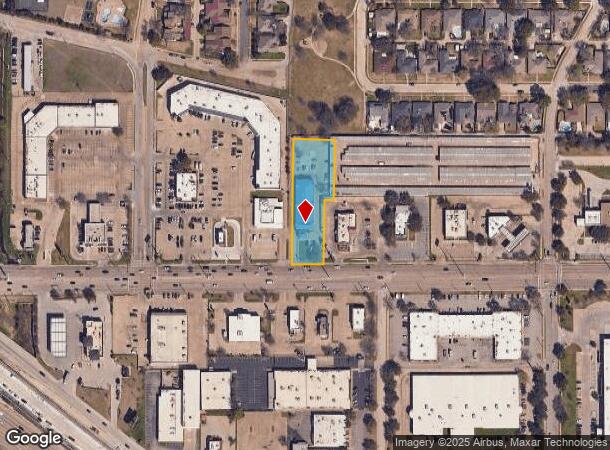  1821 Northwest Hwy, Garland, TX Parcel Map