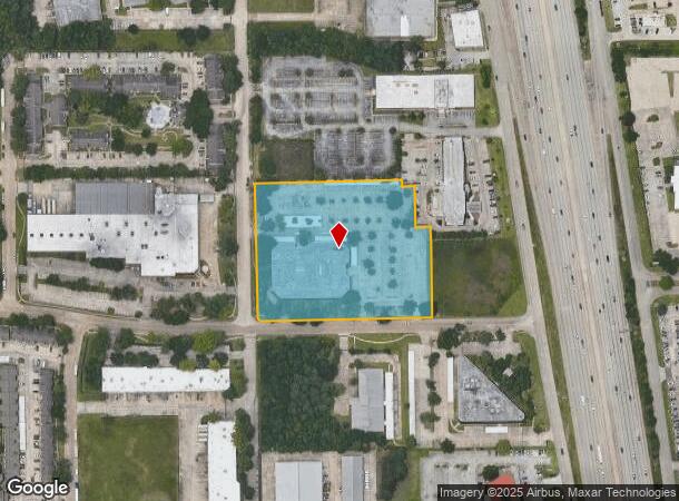  222 Pennbright Dr, Houston, TX Parcel Map