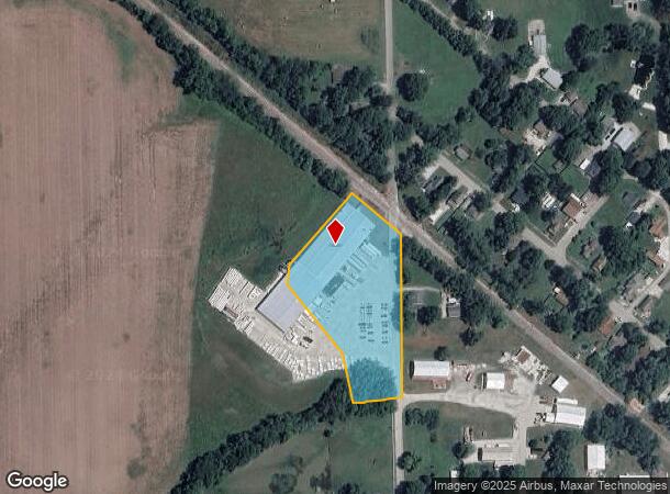  203 N Edgerton St, Fairland, IN Parcel Map