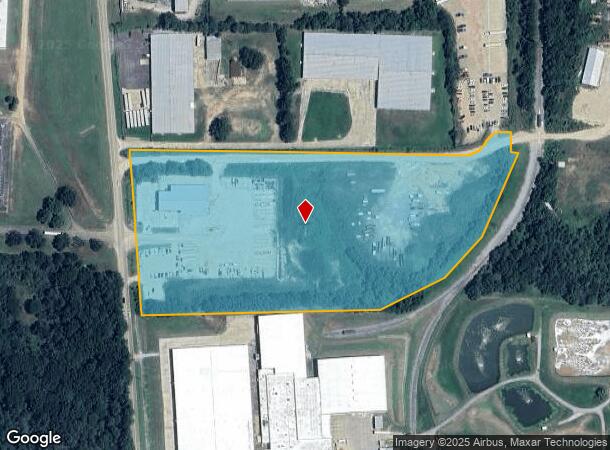  1010 Clinton Industrial Pk Dr, Clinton, MS Parcel Map