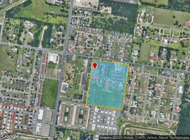  1407 W Moore Rd, Pharr, TX Parcel Map