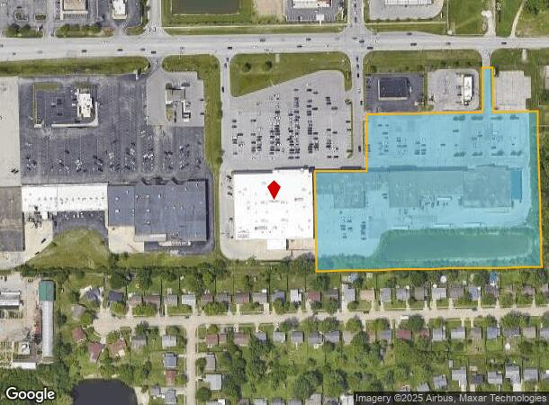  5325 E Thompson Rd, Indianapolis, IN Parcel Map
