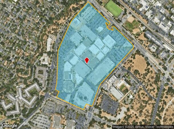  72 Stanford Shopping Ctr, Palo Alto, CA Parcel Map