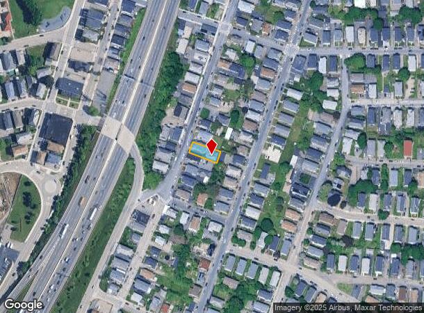  89 Ward St, Worcester, MA Parcel Map