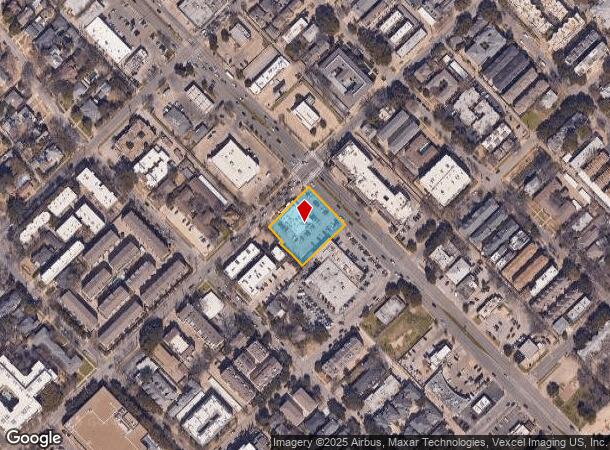  4125 Lemmon Ave, Dallas, TX Parcel Map