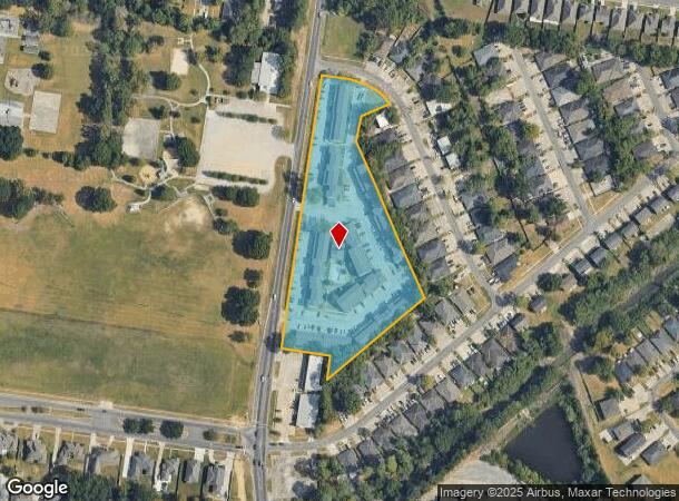  855 S Flannery Rd, Baton Rouge, LA Parcel Map